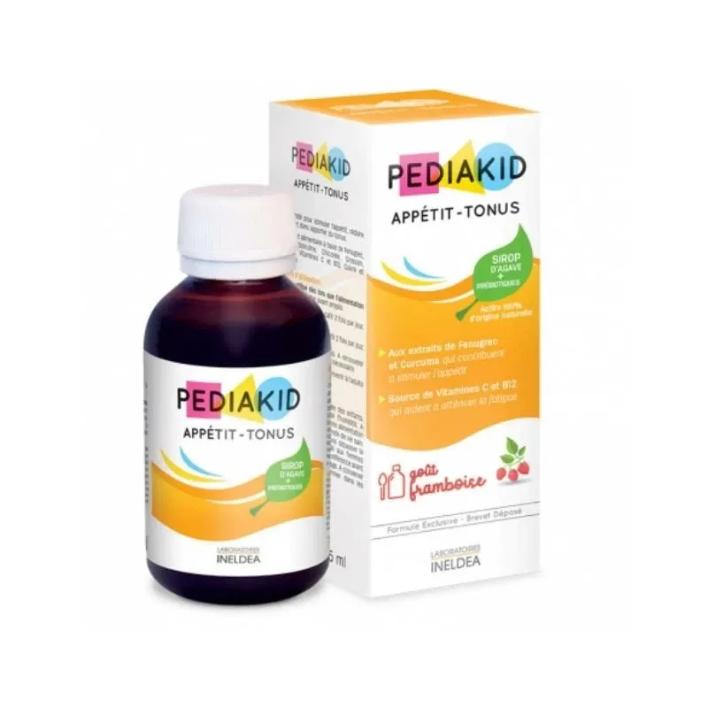 Pediakid Appetit Tonus sirop cu gust de zmeura