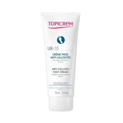 TOPICREM UR10 Crema picioare anti-calozitati, 75 ml