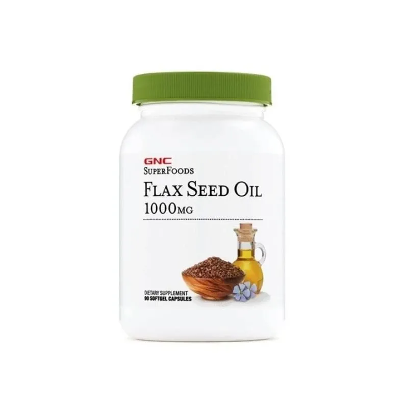 GNC Superfoods Ulei din Seminte de In 1000 mg