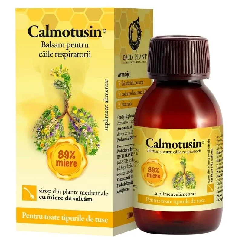 DACIA PLANT Calmotusin Sirop cu Miere