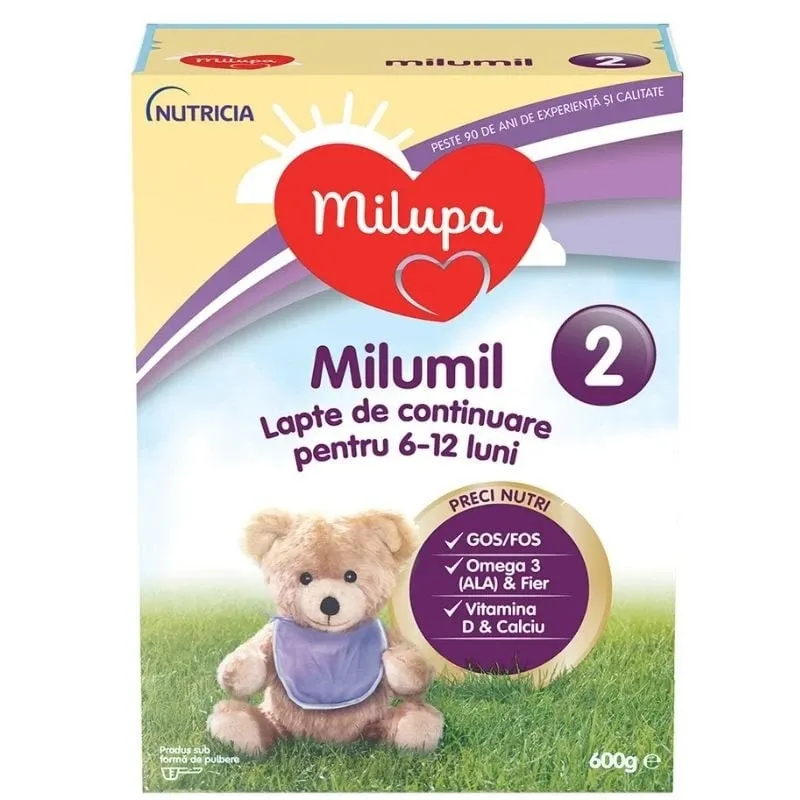 Lapte Praf Milupa Milumil 2