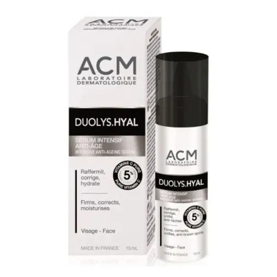 Ser intensiv anti-imbatranire, Duolys Hyal, 15ml, ACM
