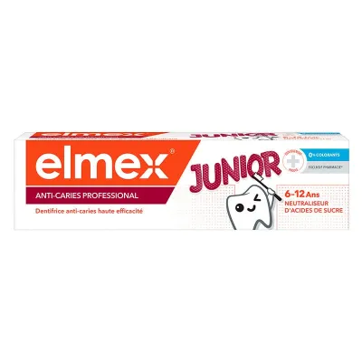 Elmex Pasta de dinti Anti Caries Professional Junior, 6-12 ani, 75 ml 