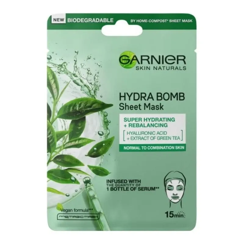 Garnier Skin Naturals Moisture+Freshness Masca de fata + Ceai Verde
