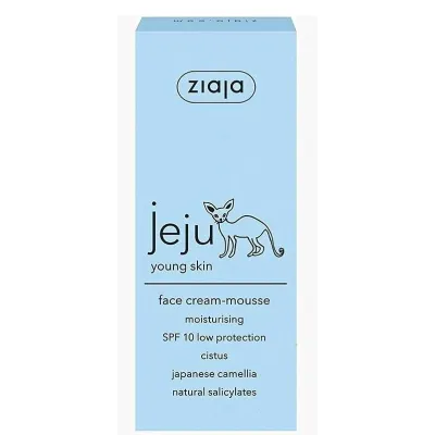 Ziaja Jeju Blue, Crema mousse pentru fata, 50 ml