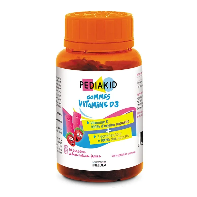 PEDIAKID Gommes cu vitamina D3