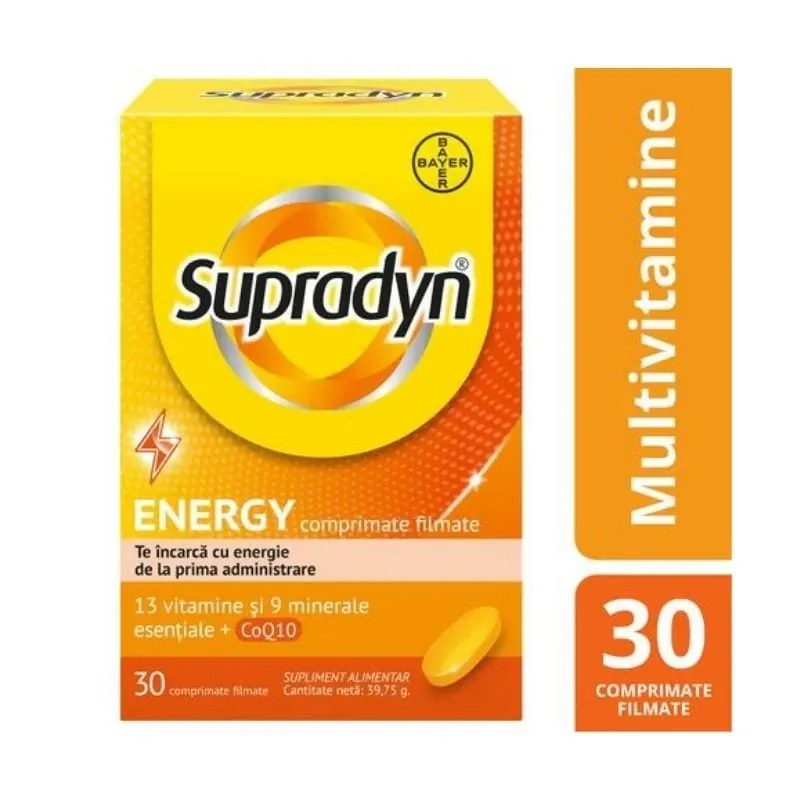 Supradyn Energy Multivitamine + Coenzima Q10