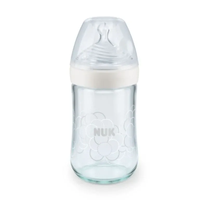 NUK Nature Sense Biberon sticla tetina soft M
