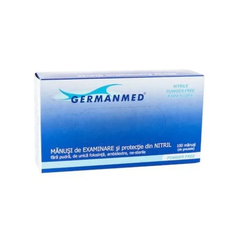 Manusi examinare nitril fara pudra Germanmed M