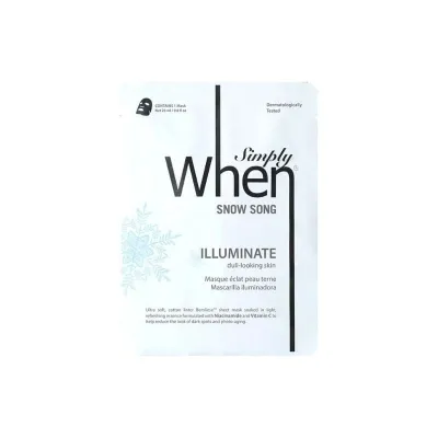 When Masca coreana cu vitamina C si niacinamida, Snow Song, 23g 