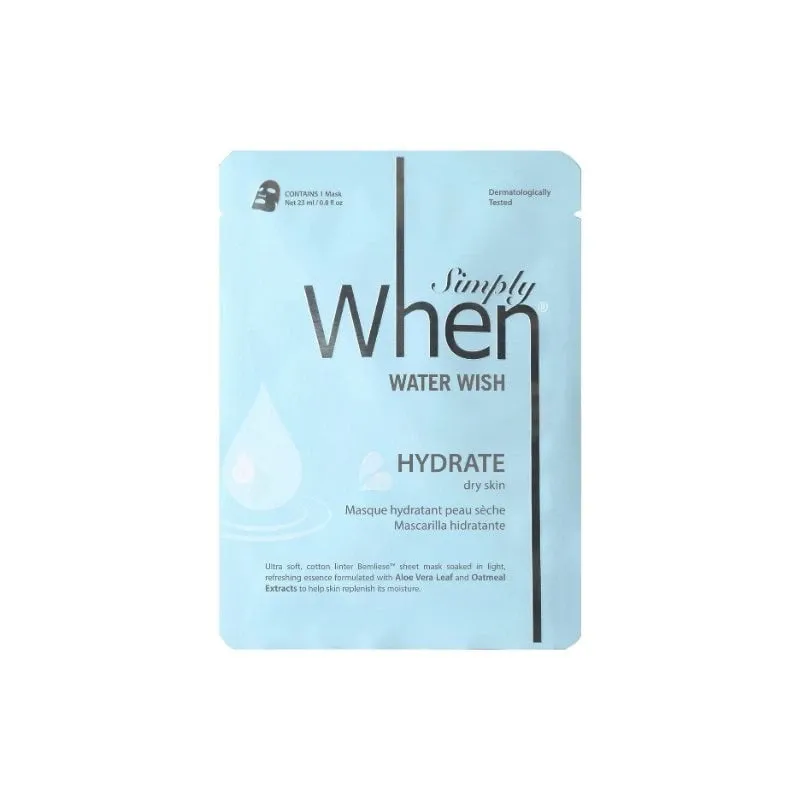 When Masca coreana cu acid hialuronic si aloe vera