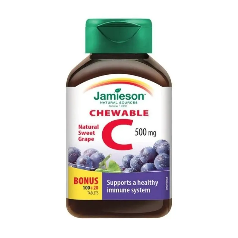Jamieson Vitamina C 500 mg aroma struguri