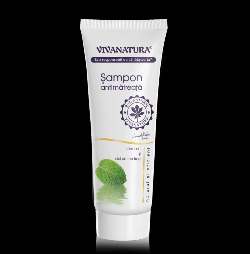 Sampon antimatreata rozmarin si ulei de tea-tree