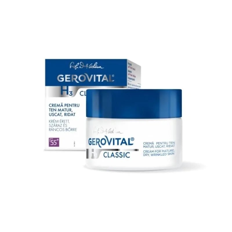 Gerovital H3 Classic crema antirid 55+