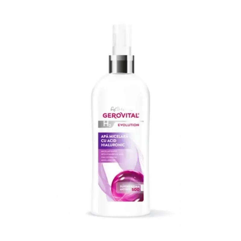 Gerovital H3 Evolution apa micelara cu Acid Hialuronic