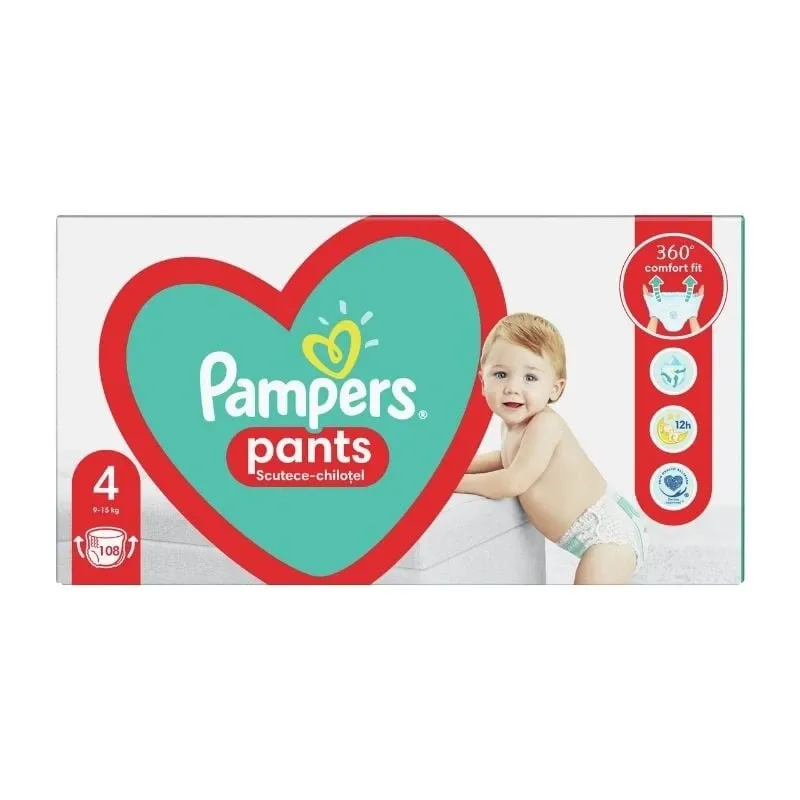 Pampers Pants Scutece chilotel Marimea 4 Maxi