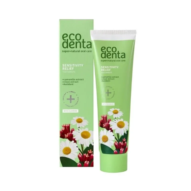 Ecodenta Pasta de dinti cu extract de galbenele pentru dinti sensibili