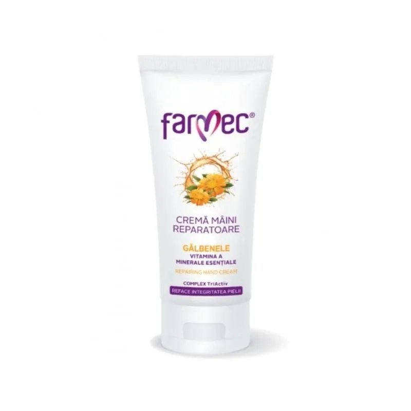 Farmec Crema de Maini Reparatoare cu Galbenele