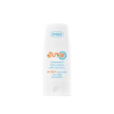 ZIAJA Sun Crema antioxidanta pentru ten cu vitamina C, SPF50, 50ml