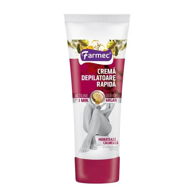 Crema depilatoare rapida cu ulei de argan