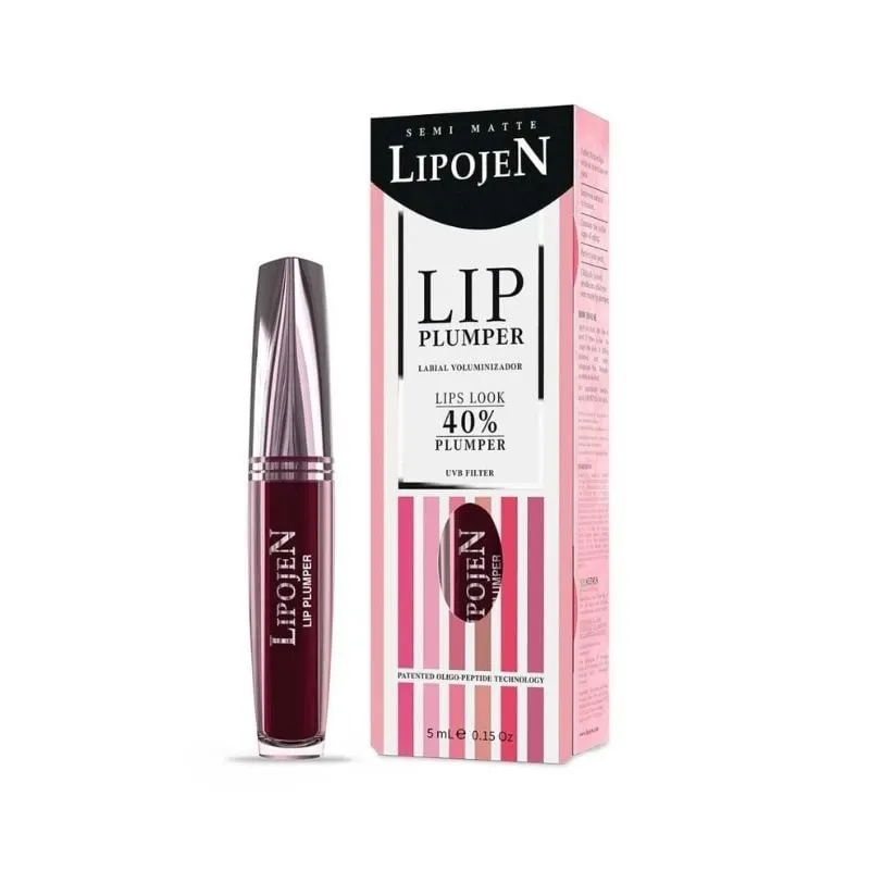 Lipojen Ruj lichid volumizant Deep Berry semi-mat cu colagen nr. 11