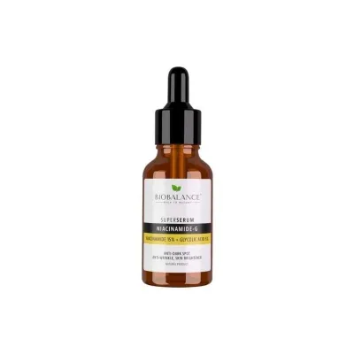 Super Serum NIACINAMIDE-G Niacinamide 15% + Acid glicolic 5%, 30ml, Bio Balance 