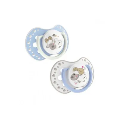 LOVI Suzeta Silicone Dynamic Night&Day baiat 22/809, Oita, 0-3 luni, 2 bucati 