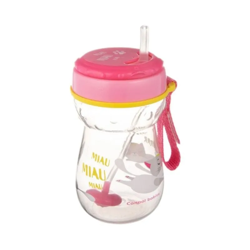 Canpol Babies Cana sport cu pai si plutitor flip-top Pisica 56/521