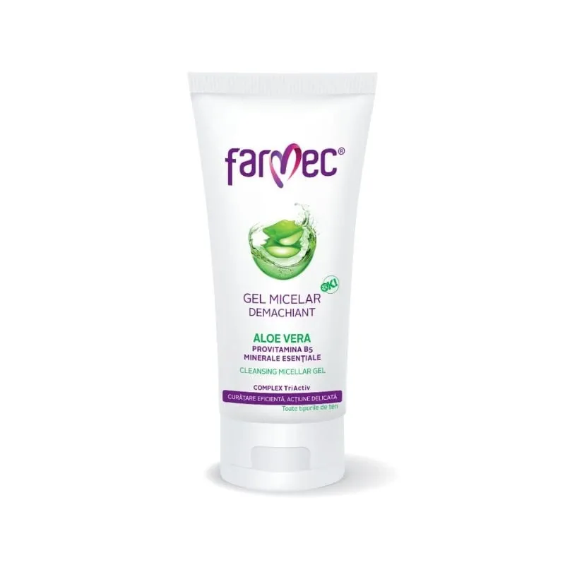 Farmec Gel micelar demachiant Aloe Vera
