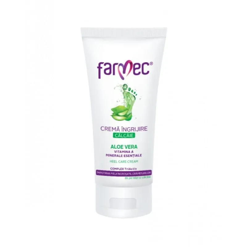 Farmec Crema ingrijire calcaie Aloe Vera