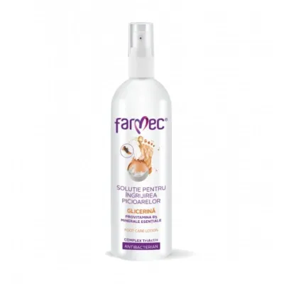 Farmec Solutie pentru ingrijirea picioarelor cu glicerina, 200ml