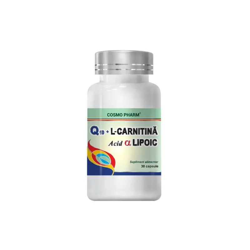 Cosmopharm Q10+L-Carnitina si Acid Lipoic