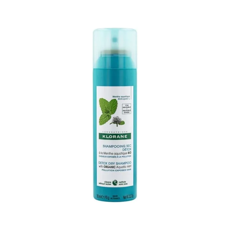 Klorane Sampon uscat cu extract de menta acvatica