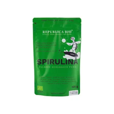 Republica BIO Spirulina, pulbere ecologica pura, 125g
