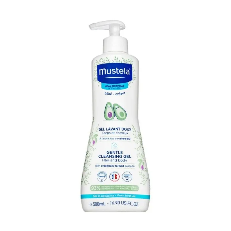 Mustela Gel de Curatare Delicat pentru Par si Corp