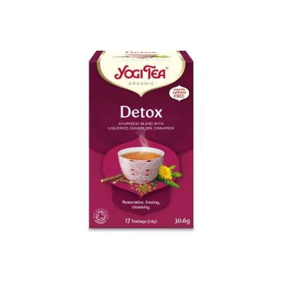 Yogi Tea Ceai bio detox, 17 plicuri