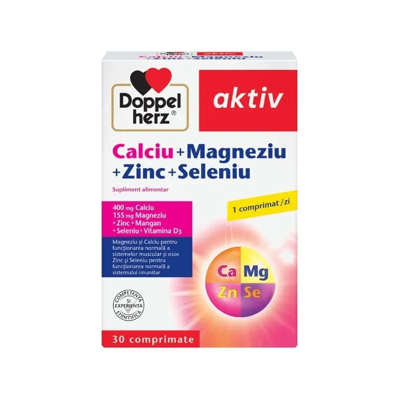 Doppelherz AKTIV Ca + Mg + Zn + Se