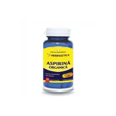 Herbagetica Aspirina Organica, 30 capsule