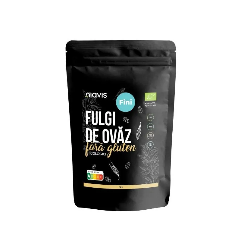Niavis Fulgi de Ovaz Ecologici Fini fara Gluten
