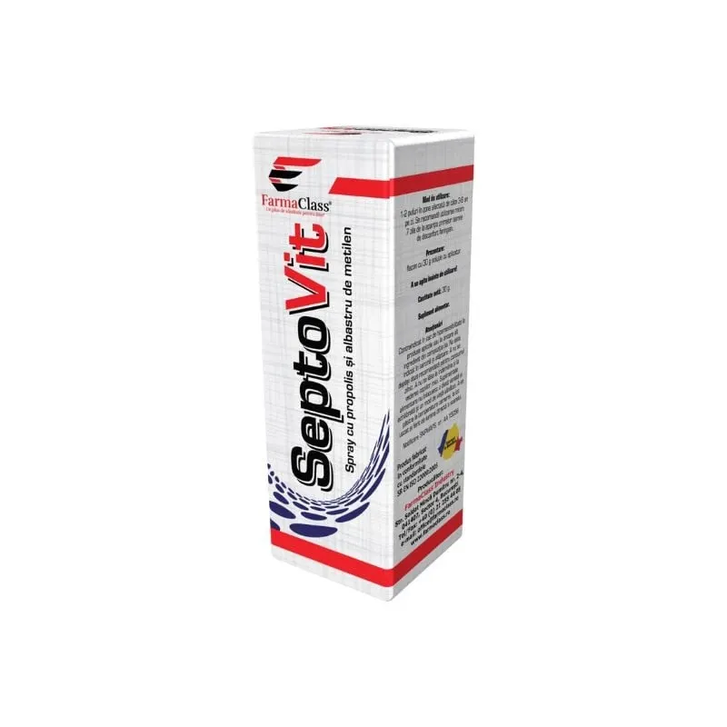 SeptoVit spray cu propolis si albastru de metilen
