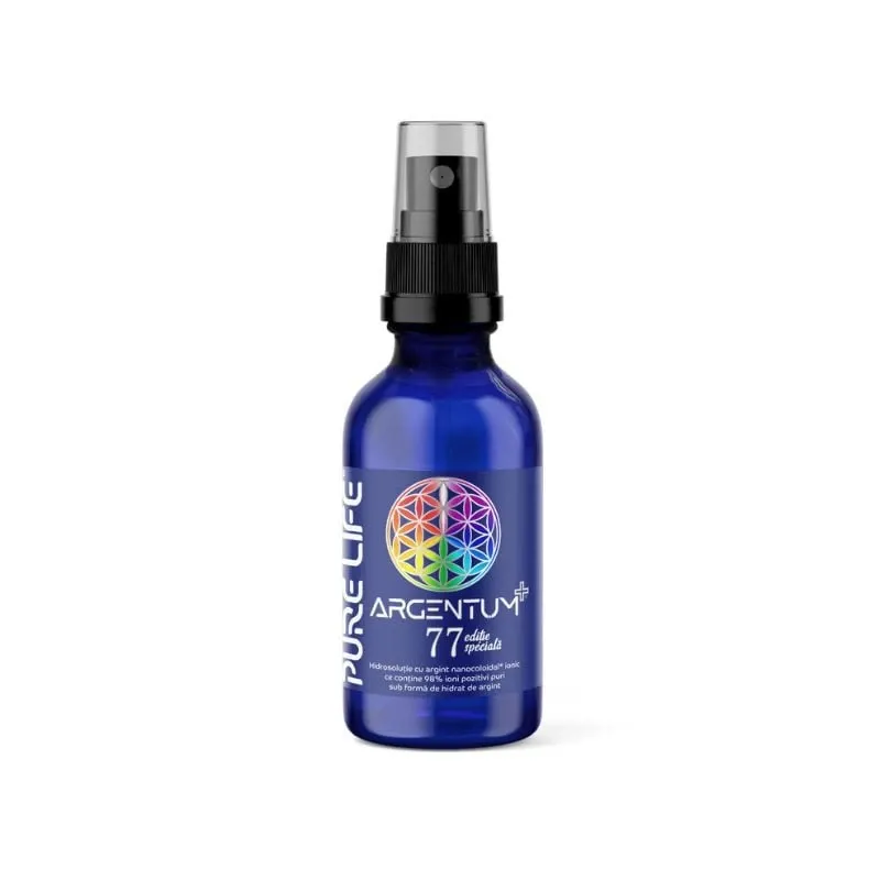 Pure Life Argentum+ 77 argint nanocoloidal ionic