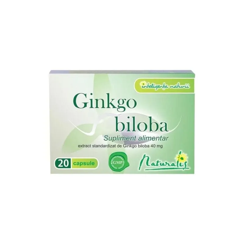 Naturalis Ginkgo biloba 40mg