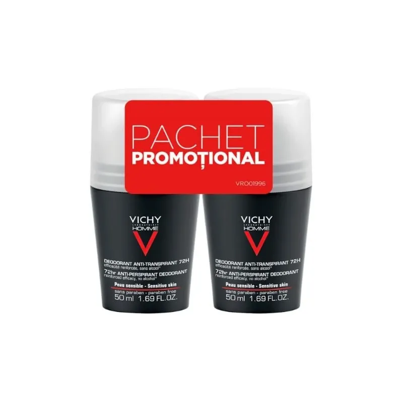 Pachet Deodorant roll-on antiperspirant control extrem