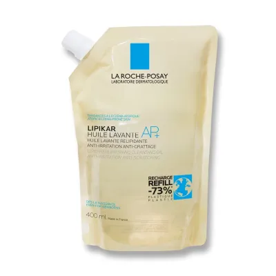 Rezerva eco Ulei de spalare pentru pielea uscata cu tendinta atopica Lipikar AP+, 400 ml, La Roche-Posay