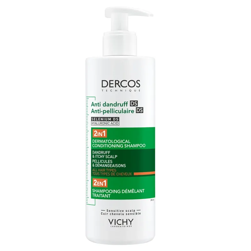 Sampon si balsam 2 in 1 anti-matreata pentru toate tipurile de par Dercos