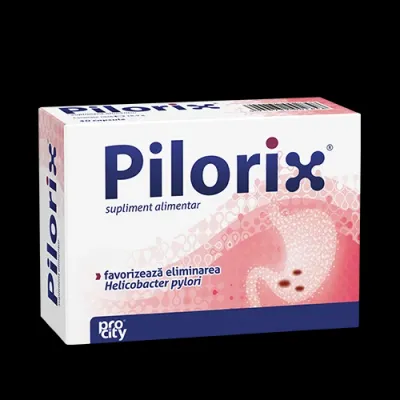 Pilorix, 30 capsule, probleme digestive