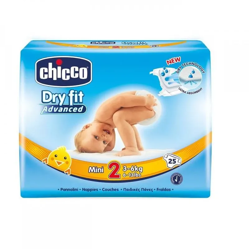 CHICCO Scutece nr 2 Dry Fit Mini