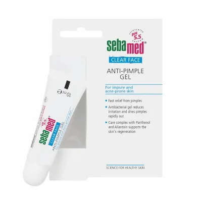 Sebamed Clear Face Gel dermatologic antiacneic pentru tratamentul cosurilor, 10 ml