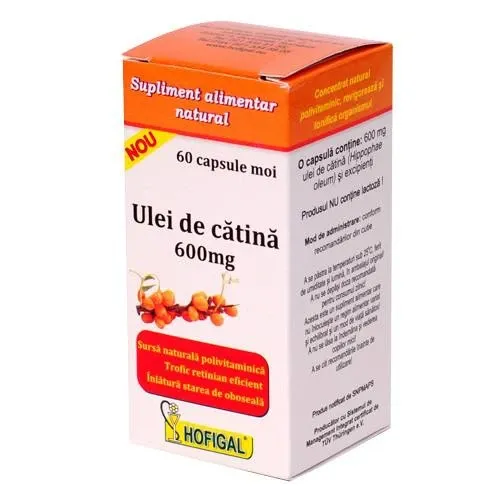 HOFIGAL Ulei de catina 600mg
