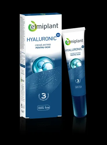 Elmiplant Hyaluronic 3D Crema Ochi, 15ml